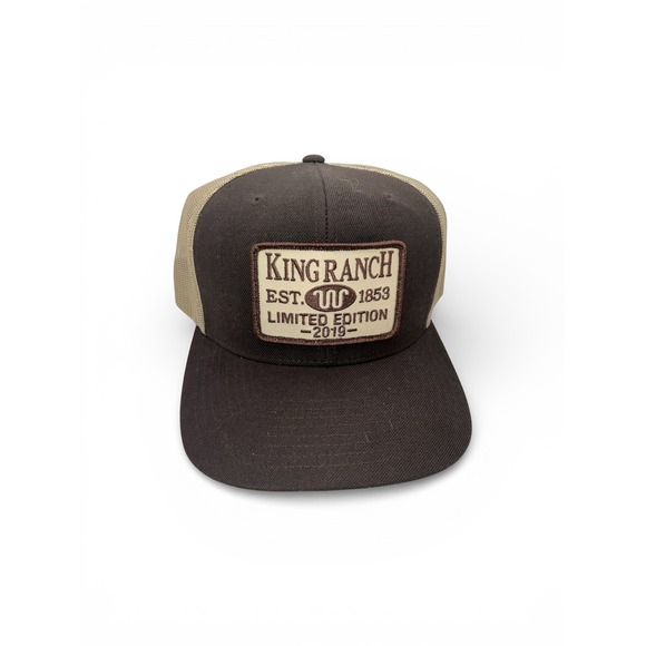 King Ranch Other - King Ranch Trucker Hat Brown Tan 2019 Limited Edition Snapback Cap C52/WM 952